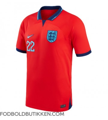 England Jude Bellingham #22 Udebanetrøje VM 2022 Kortærmet